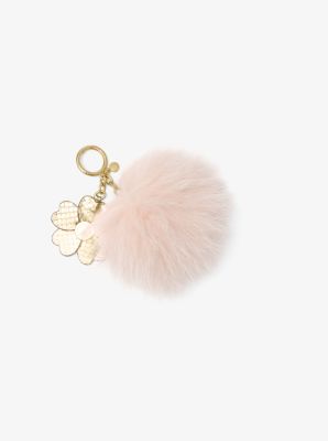 michael kors pom pom keyring