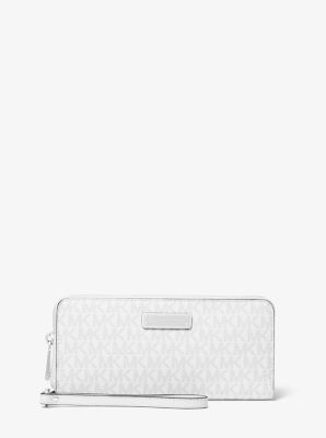 michael kors silver wristlet