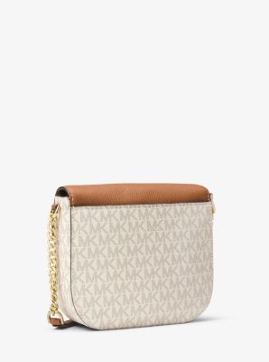 Michael kors mott pebbled leather dome hot sale crossbody bag