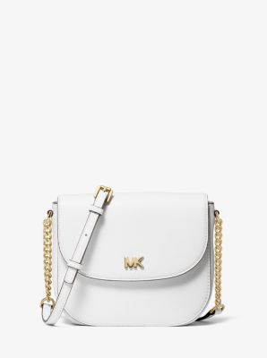 michael kors mott pebbled leather dome crossbody