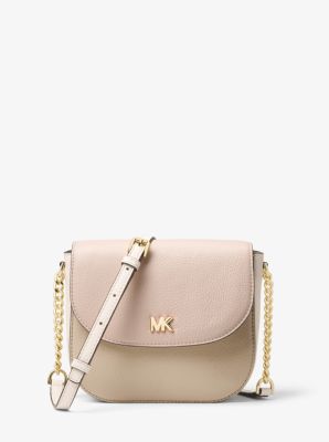 Michael Kors Mott Pebble Leather Phone Crossbody Wallet - Macy's