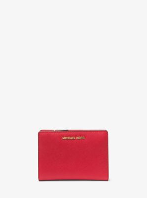 Medium Saffiano Leather Slim Wallet | Michael Kors