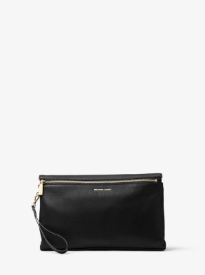 Michael kors large zip on sale pouch