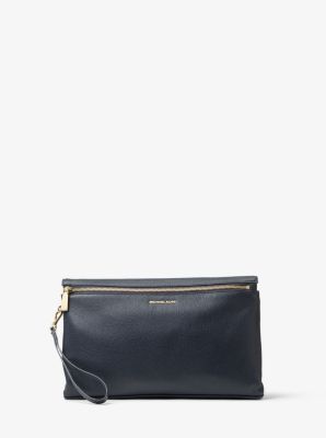 michael kors large zip pouch