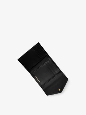 Petit portefeuille enveloppe en cuir in NOIR | Michael Kors