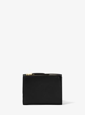 Petit portefeuille enveloppe en cuir in NOIR | Michael Kors