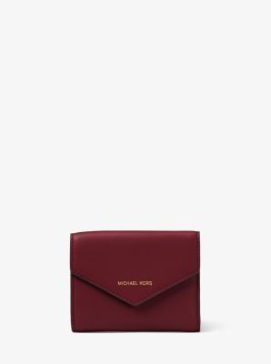 michael kors small red wallet