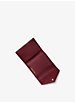 Petit portefeuille enveloppe en cuir à blocs de couleurs image number 1