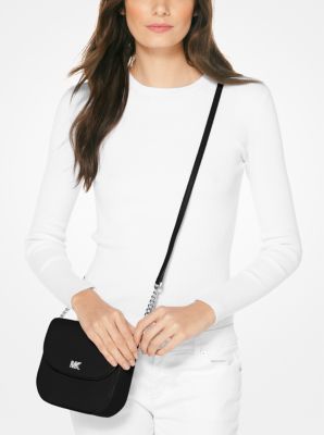 Michael Kors Half Dome Chain Leather Crossbody - Macy's