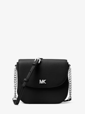 michael kors crossbody black leather