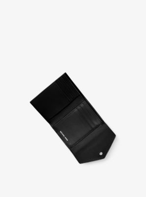 Small Leather Envelope Wallet in NEGRO | Michael Kors