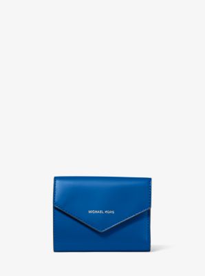 mk small leather envelope wallet
