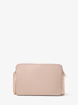 Jet Set Floral Embellished Leather Crossbody Bag