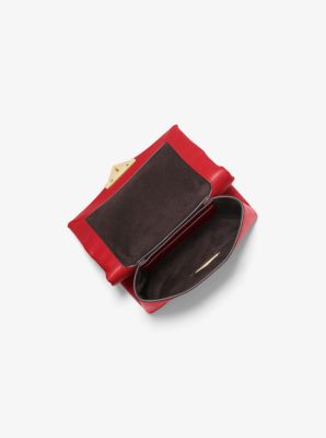Très petit sac à bandoulière Cece en cuir in ROUGE VIF | Michael Kors