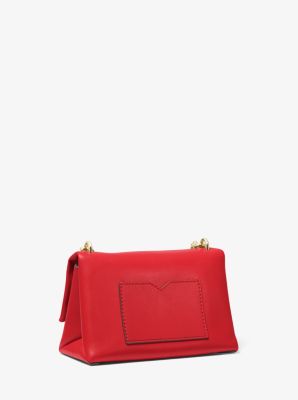 Très petit sac à bandoulière Cece en cuir in ROUGE VIF | Michael Kors