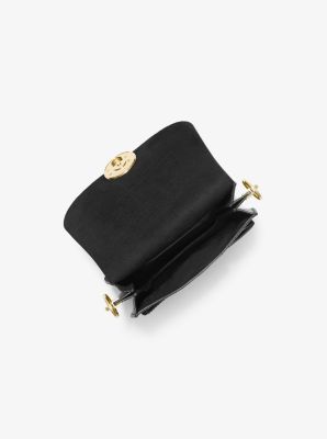 Michael kors lillie discount small leather saddle bag