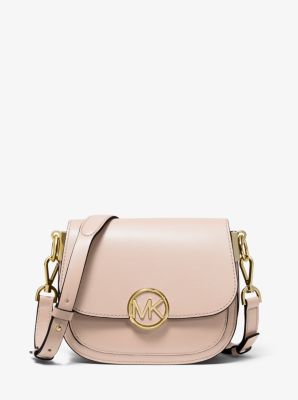 Michael kors lillie small leather saddle bag best sale