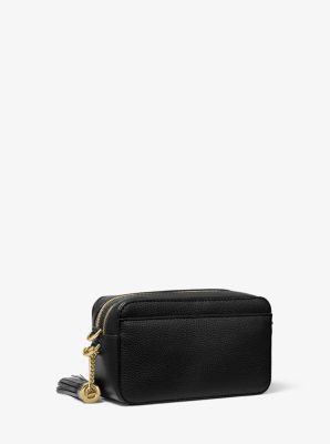 Small Pebbled Leather Camera Bag Michael Kors