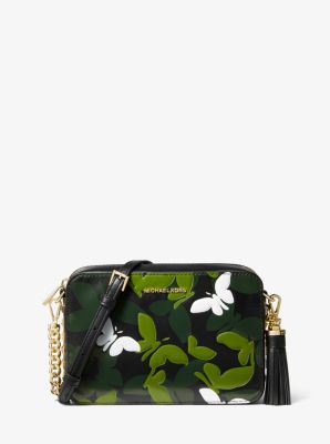 Ginny Medium Butterfly Camo Leather 