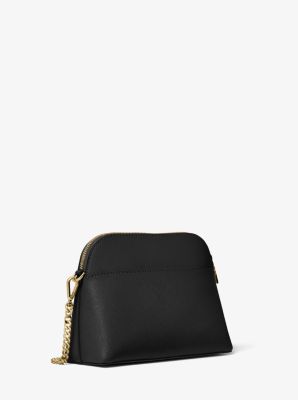 Michael Kors Large Crossgrain Leather Dome Crossbody Bag (Soft