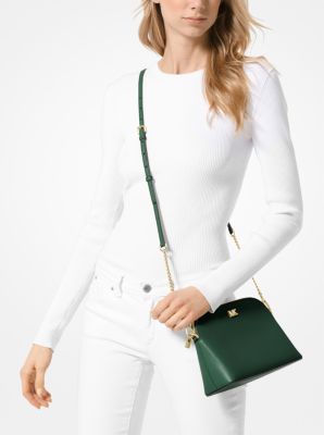 Large crossgrain leather online crossbody clutch