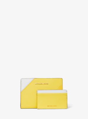 michael kors yellow wallet