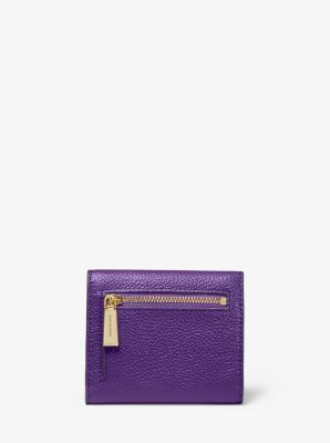 Michael kors medium pebbled leather store envelope wallet