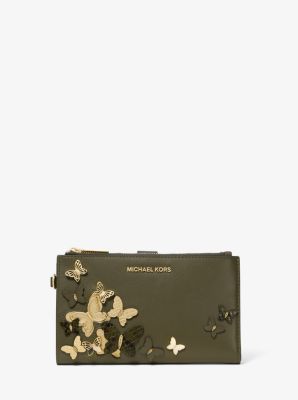 michael kors butterfly wristlet