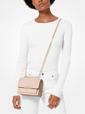 Bandolera Jade extrapequeña de piel in ROSA CLARO | Michael Kors