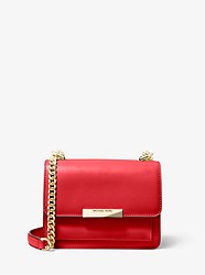 Jade Extra-Small Leather Crossbody Bag - BRIGHT RED - 32S9GJ4C0L