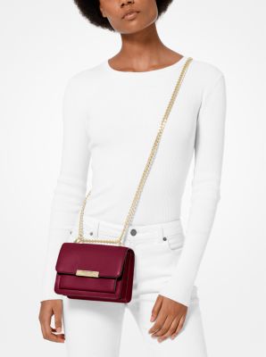 Jade Extra-Small Leather Crossbody Bag image number 3