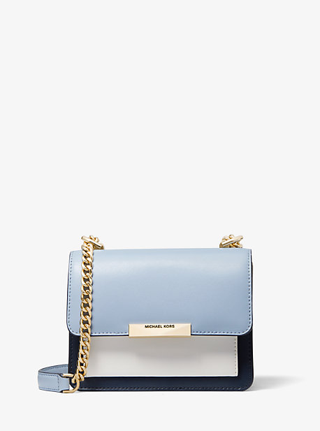 rookie booklet spark Jade Extra-Small Tri-Color Leather Crossbody Bag | Michael Kors