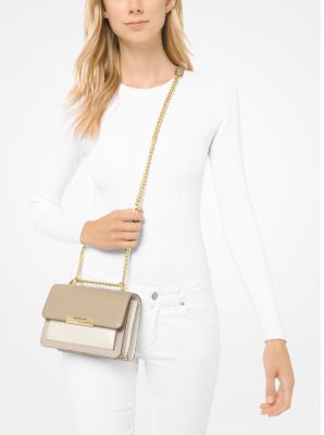 Jade Extra-Small Tri-Color Leather Crossbody Bag