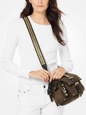 Michael Kors Ava Extra-Small Saffiano Leather Crossbody Hand Bag - Olive