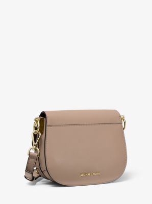 Michael kors lillie hot sale small leather saddle bag