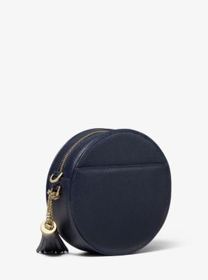 Michael kors pebble best sale leather circle canteen crossbody