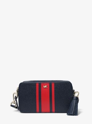 michael kors logo tape bag