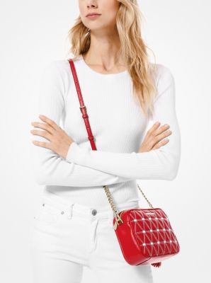 Ginny Medium Quilted Leather Crossbody Bag Michael Kors Canada