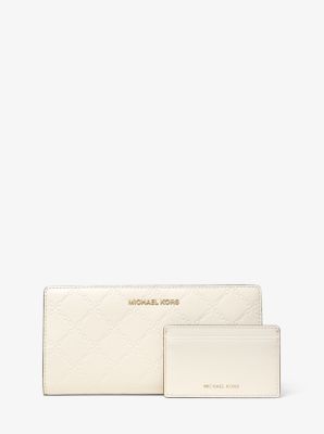 Michael kors large wallet with outlet strap