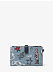 Adele Embroidered Denim Smartphone Wallet image number 2