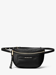 Leila Small Nylon Belt Bag - BLACK - 32S9LI1T1C