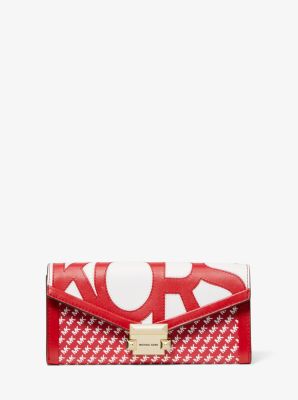 Michael kors logo chain wallet online