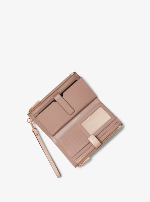 Adele Tri-Color Leather Smartphone Wallet