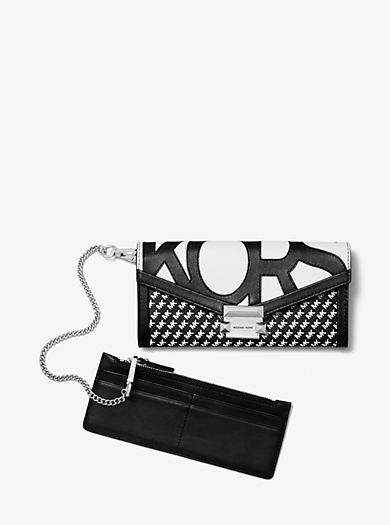 Whitney Large Graphic Logo Chain Wallet