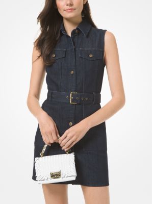 Cece Extra-Small Woven Leather Crossbody Bag | Michael Kors [US]