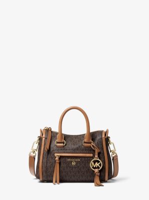 small brown michael kors purse