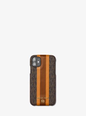 Logo Stripe Phone Cover for iPhone 11 | Michael Kors