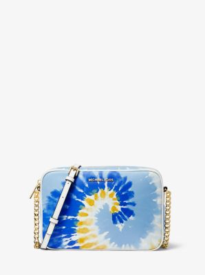 Jet Set Large Tie Dye Leather Crossbody 