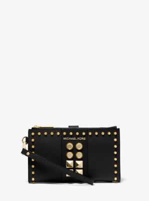 michael kors studded wristlet