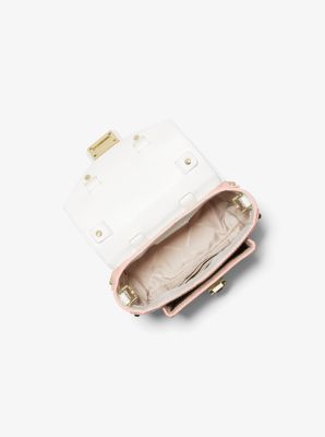 Manhattan ExtraSmall CrocodileEmbossed Leather Crossbody Bag